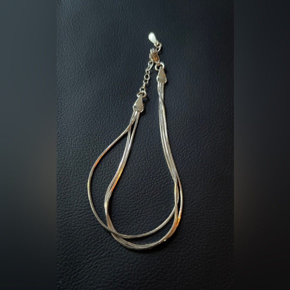 Multi Chain Silver Bracelet - Picture 2 of 4